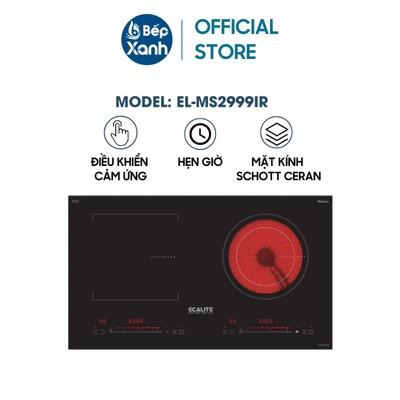 Bếp 1 Điện 1 Từ Ecalite EL-MS2999IR - Mặt kính Schott Ceran