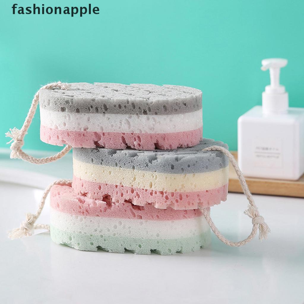 Bông tắm bọt biển mềm mát xa dưỡng ẩm làm sạch da tiện lợi