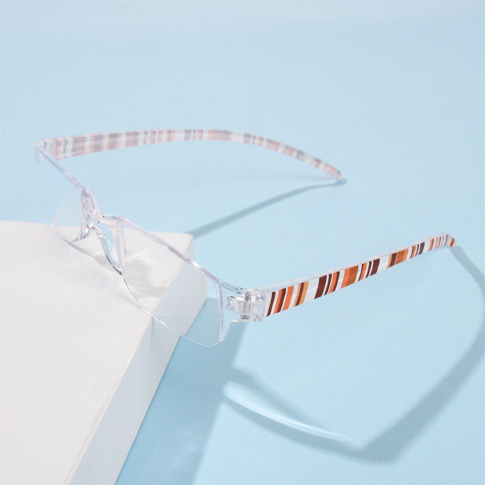 WATTLE Kính Đọc Sách Viền Màu Siêu Nhẹ Phong Cách Vintage Thanh Lịch Thời Trang