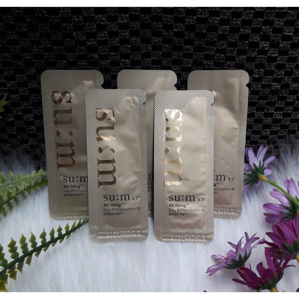 Combo 5 gói Kem nền trang điểm che khuyết điểm Sum37