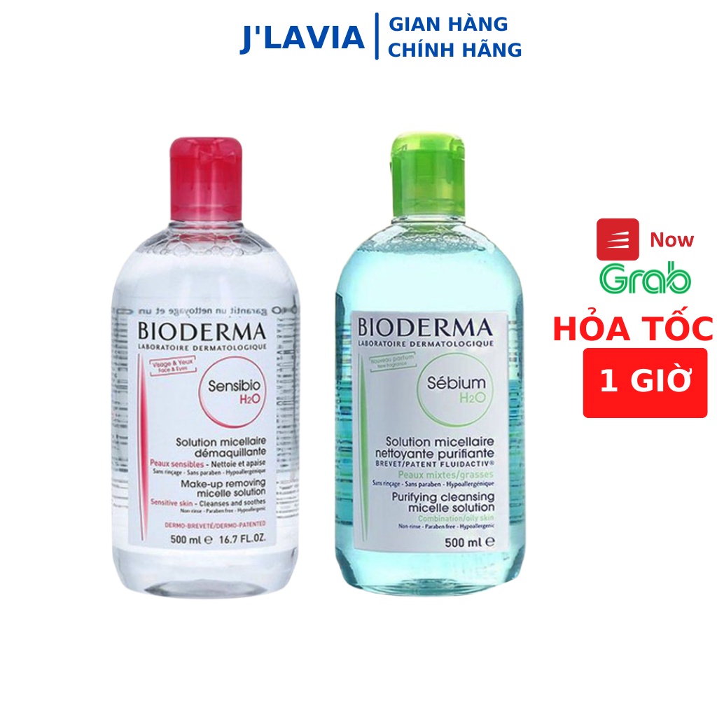 Nước Tẩy Trang Bioderma công nghệ Micellar Bioderma Sensibio H2O 500ml