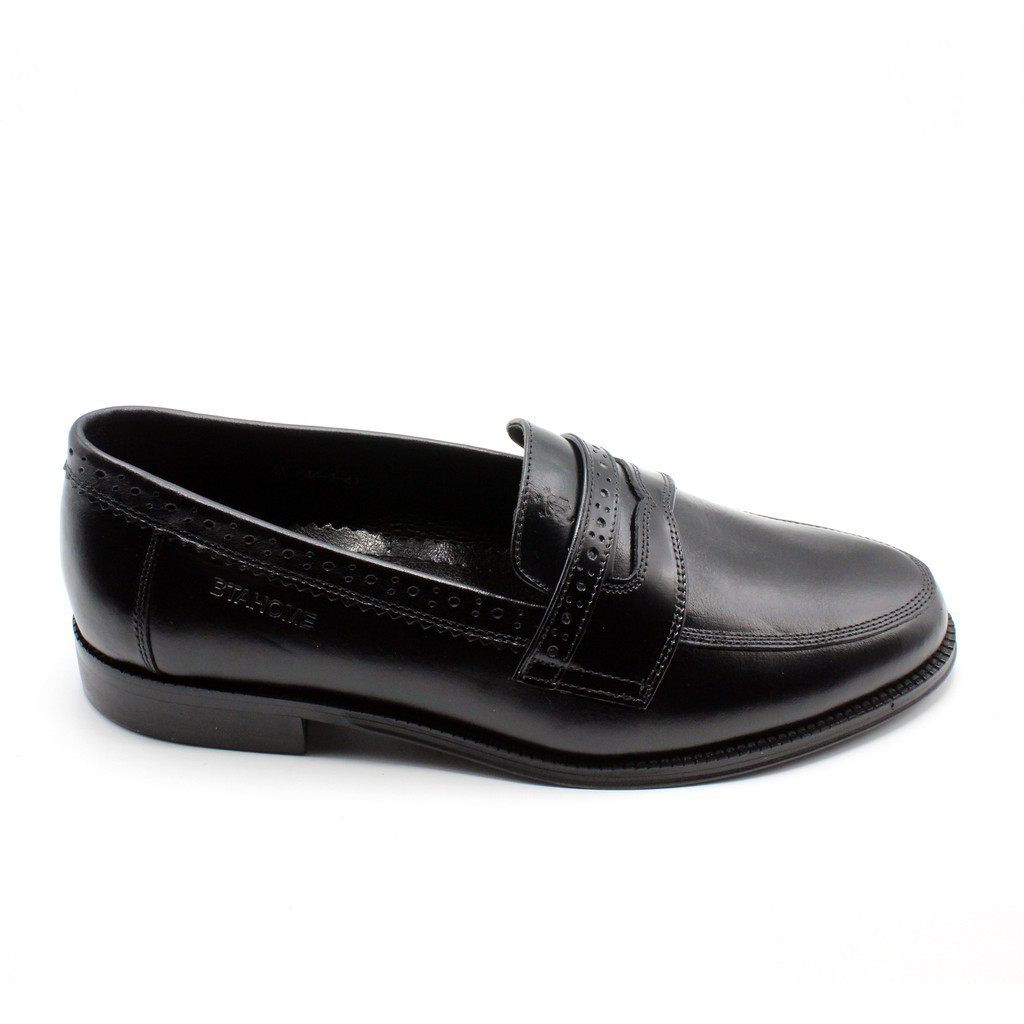 Xả Hót- HOT SALE Giày lười da BTAHOME màu đen BH 2 Năm 2020 sale 7.7 ✔️ [ BAN CHAY ] BÁN RẺ NHẤT - new2020 ˇ