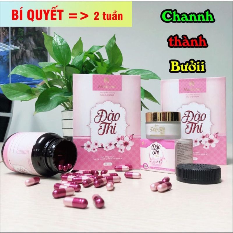 [Mã COSDAY giảm 8% đơn 150K] Combo thần thánh tăng vòng 1 cực to - sủi + viên uống + kem bôi nở ngực Đào Thi