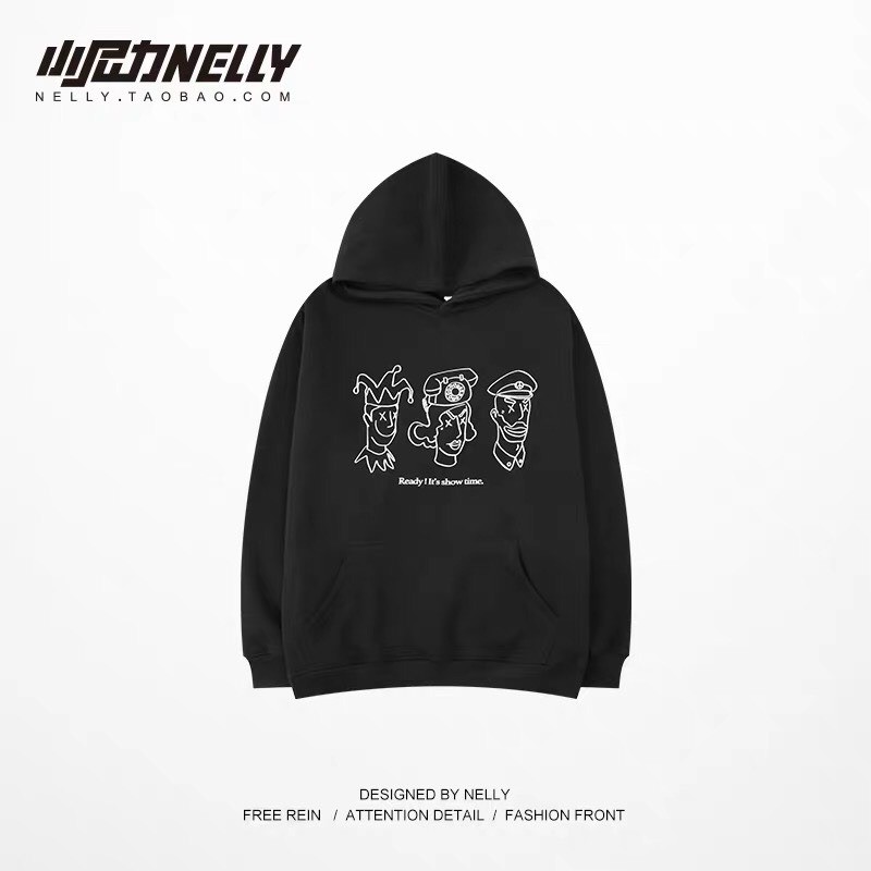 (SẴN) Hoddie Nelly lót lông hoạ tiết | BigBuy360 - bigbuy360.vn