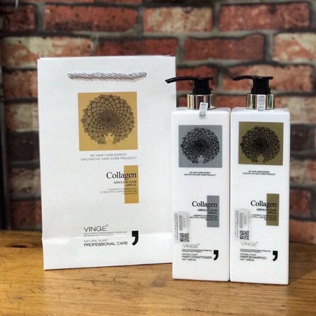 Dầu gội , dầu xả Vinge collagen