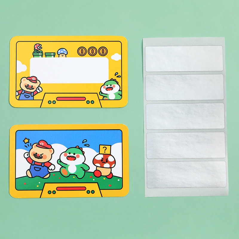 Bộ 20 Thẻ Dán In Chữ Trung Quốc Độc Đáo Trang Trí Sổ Tay / Thiệp May Mắn / 20 Thẻ Cào