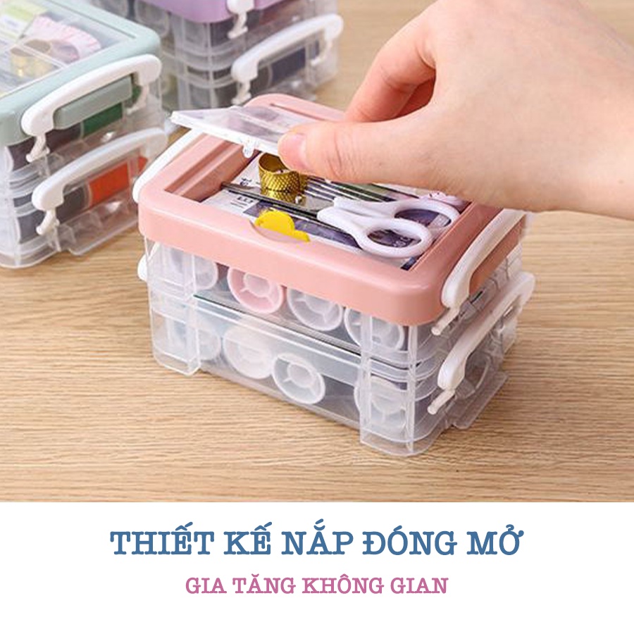 Hộp Kim Chỉ 3 Tầng 20 Món Thích Hợp Cho Gia Đình Z012