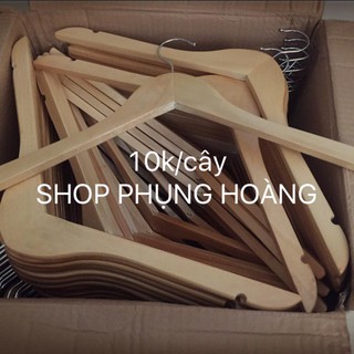 móc áo gỗ combo 10 cây