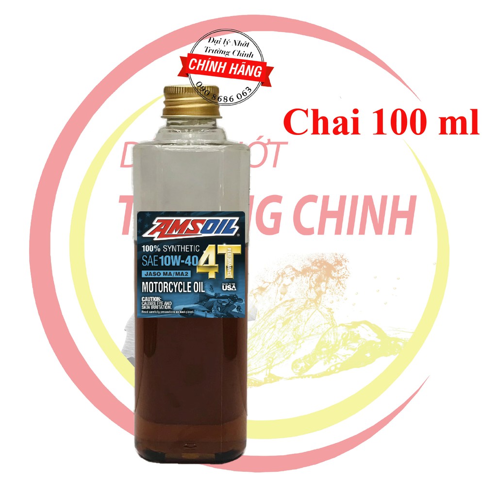 Nhớt AMSOIL 10W40 4T 100ML,200ML,300Ml,400ML dành cho xe số