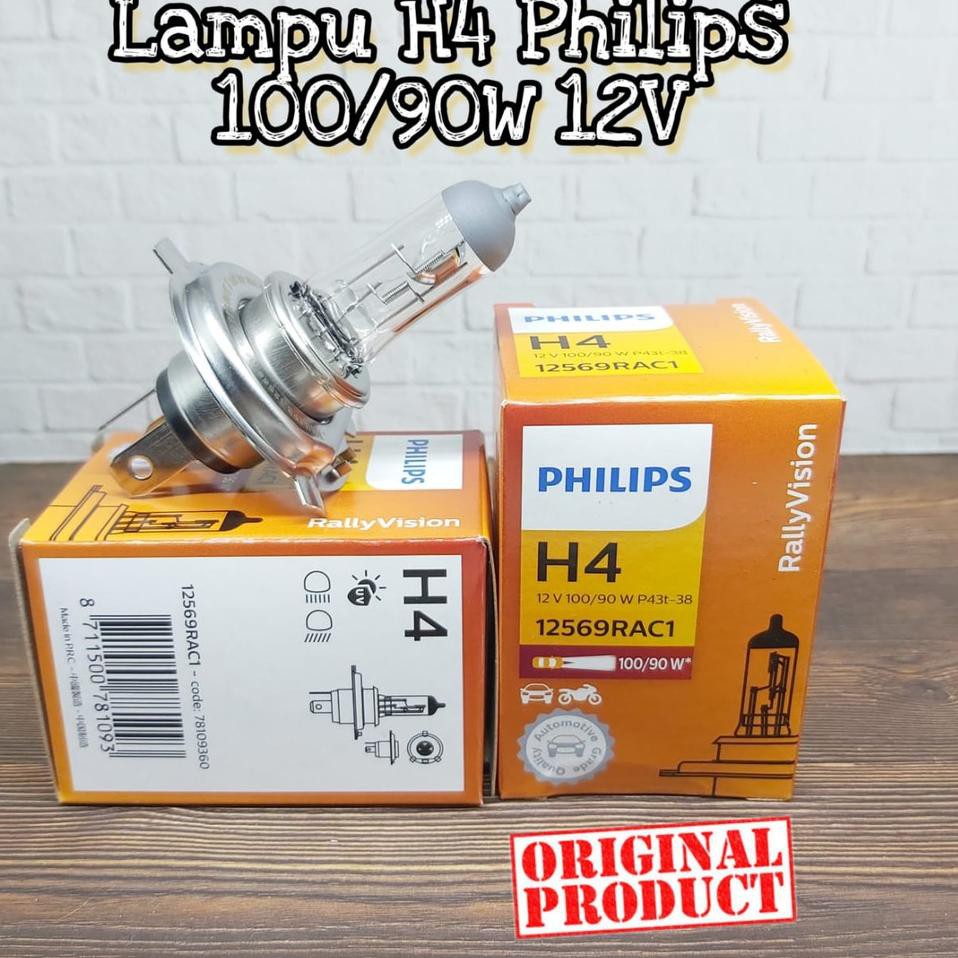 Bóng Đèn Philips Halogen H4 60 / / 100 Chất Lượng Cao