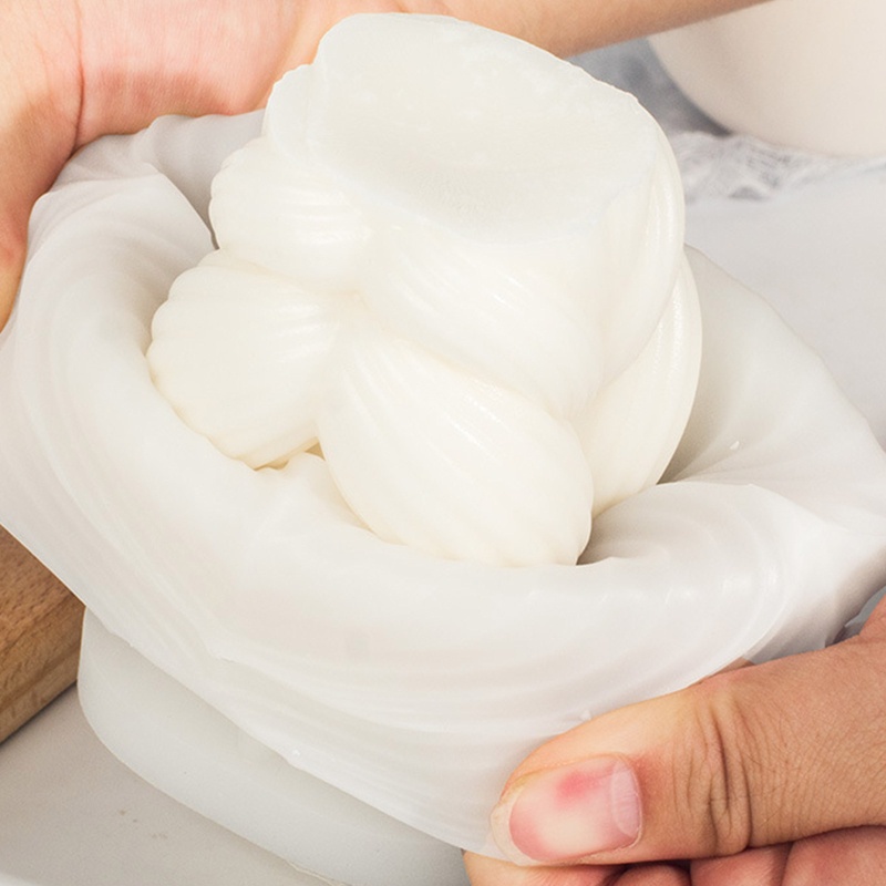 Khuôn Silicone Tạo Hình Xoắn Trang Trí Bánh