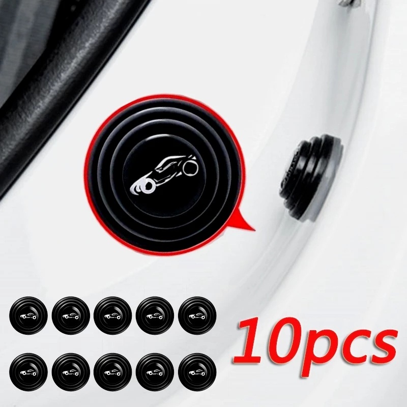 Đệm Silicon Cách Âm Chống Sốc Màu Đen Tự Dính Cho Cửa Xe Hơi