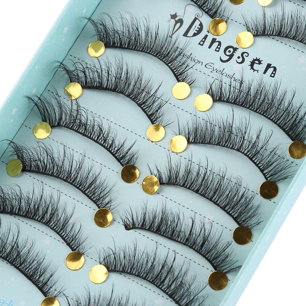 JUNE Eye Makeup  False Eyelashes Cruelty-free 3D Faux Soft Mink Hair Extension Tools Pure Handmade Wispy Natural Long Woman Fluffy