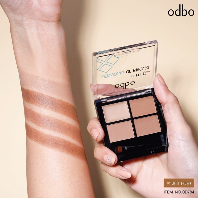 BỘT TÁN CHÂN MÀY ODBO 4 Ô WINDOWNS OF BROWS | BigBuy360 - bigbuy360.vn
