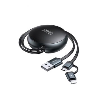 Cáp sạc 2A 2 trong 1 Remax RC-182 Micro/Lightning Micro/TypeC