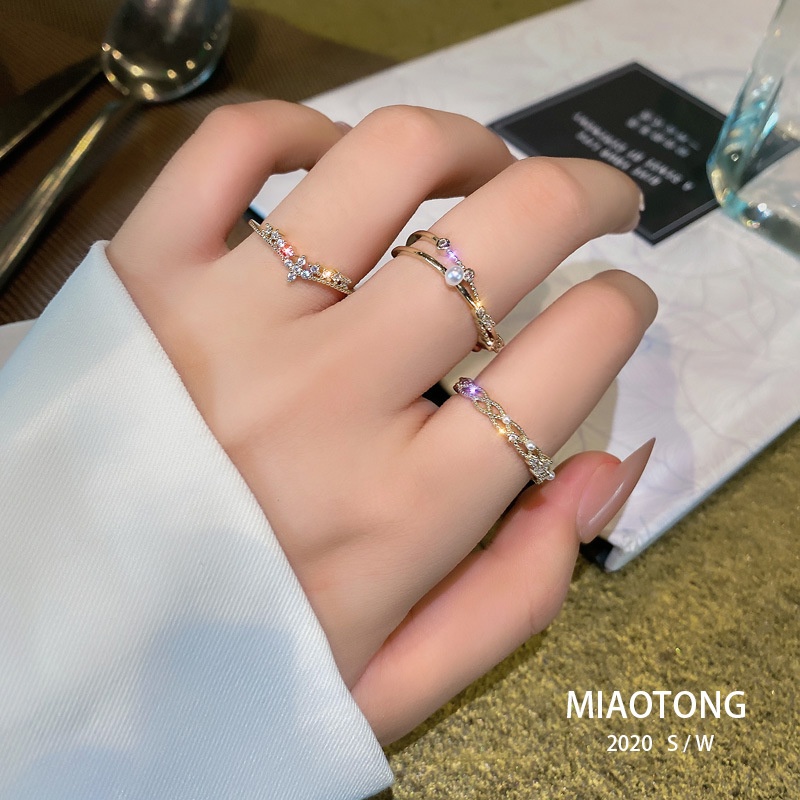 Nhẫn Nữ Đính Đá Thời Trang - N006