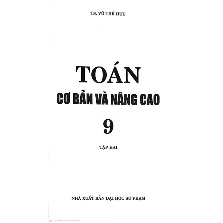 Sách - Toán Cơ Bản Và Nâng Cao 9 - Tập 2