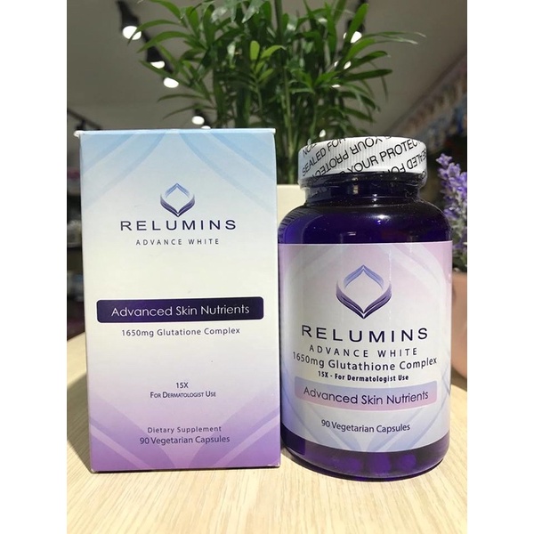 ♥️🌹 Viên Uống Trắng Da Relumins Advance White 1650mg 90 Viên của Mỹ