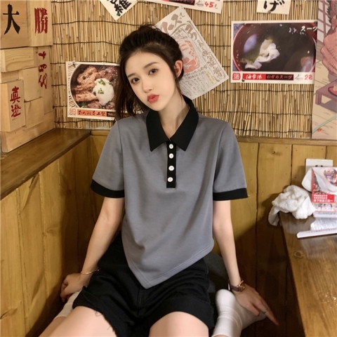 Áo thun SUXI tay ngắn đơn giản phong cách thể thao thời trang mùa hè dễ phối đồ cho nữ