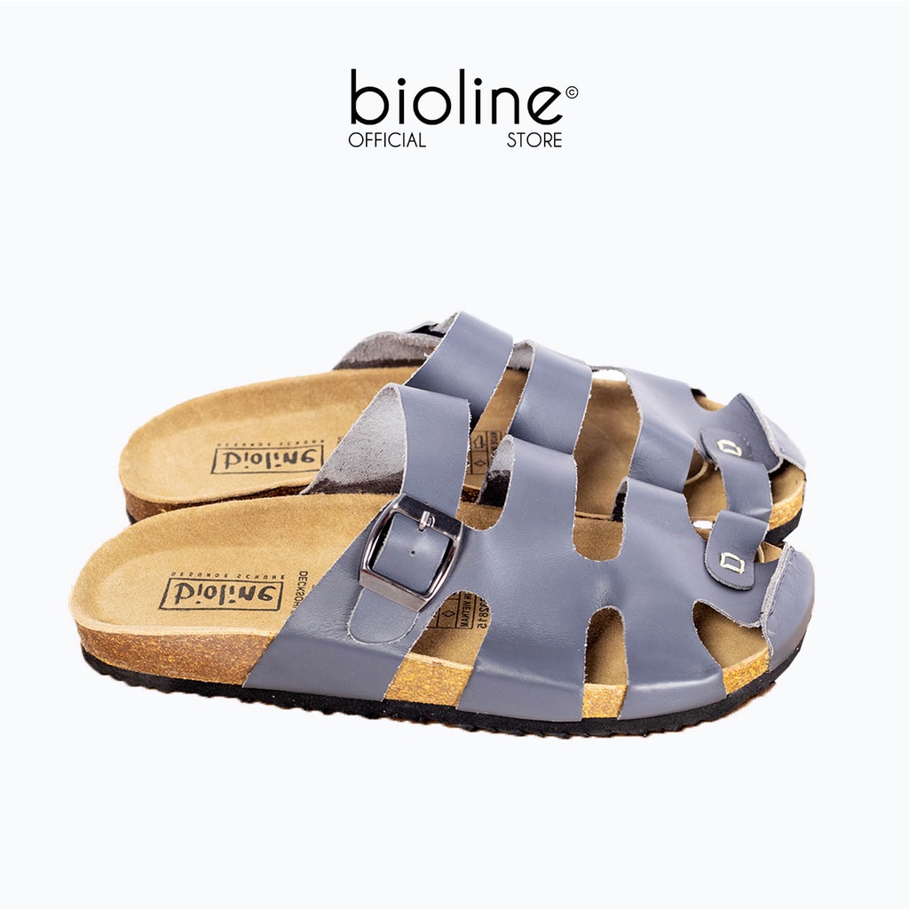 [DA BÒ THẬT] R20 - Dép sục rọ đế trấu BIRKEN da bò Unisex Hot trend (Đế trấu)