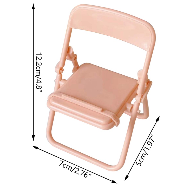 Giá đỡ điện thoại hình cái ghế mini có thể điều chỉnh thích hợp cho iPhone