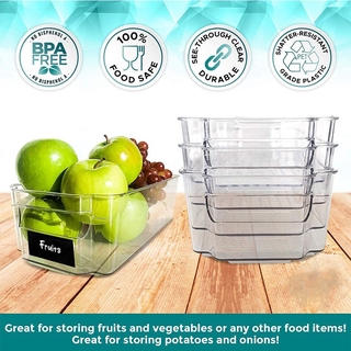 Khay Đựng Thực Phẩm Trong Tủ Lạnh Có Tay Cầm