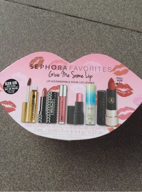 Set son Sephora Give me some lip Spring 2018 gồm 6 thỏi son -USA