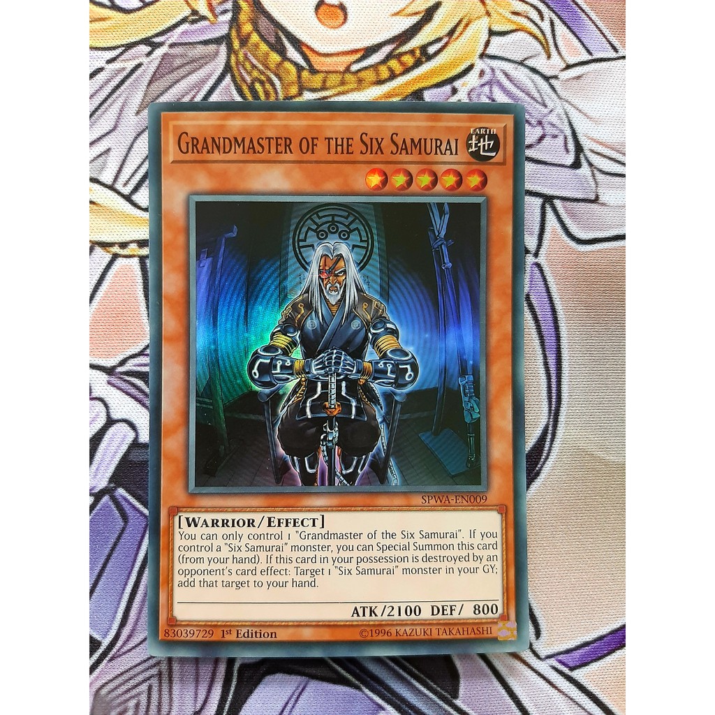 Thẻ Bài Mint90 Yugioh Monster Grandmaster of the Six Samurai