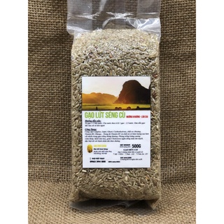 Gạo lứt trắng Séng Cù Mường Khương, gạo lức dẻo ngon cơm tốt cho sức khỏe hỗ trợ giảm cân 1kg