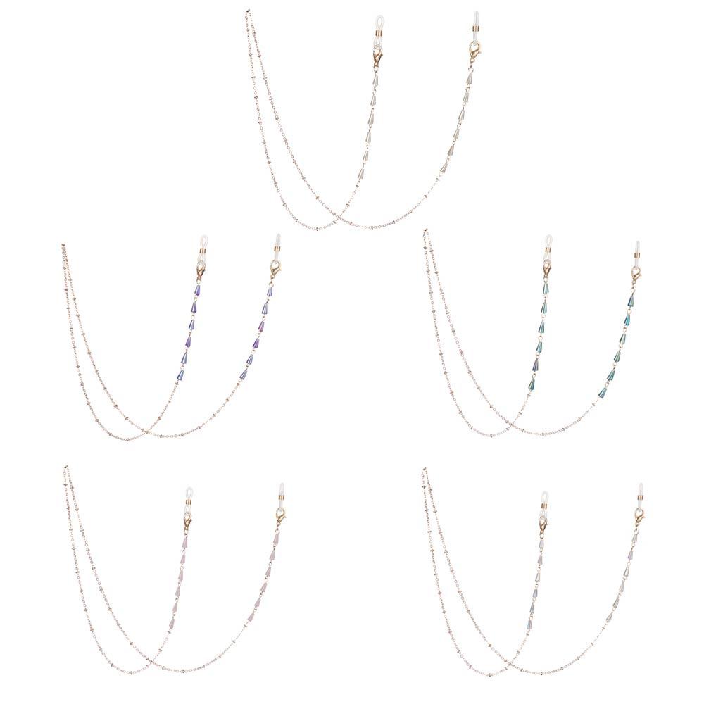 ESPO Dây Đeo Mắt Kính Đính Hạt Pha Lê Thời Trang