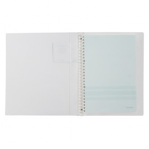 Sổ còng nhựa Klong B5 40 tờ Caro/Dotgrid chấm kèm 5 tờ tab phân trang, binder thay giấy