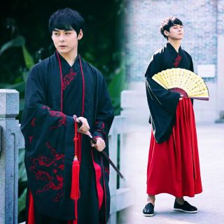Set cổ trang Hắc bào, set cổ trang nam