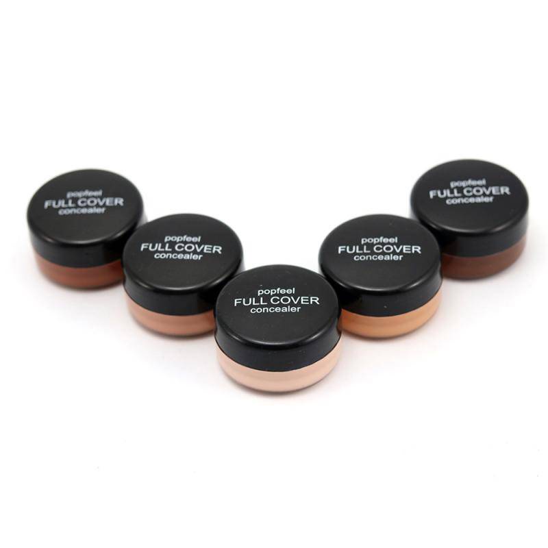 [Hàng mới về] Kem che khuyết điểm 5 màu tùy chọn che phủ quầng thâm làm sáng da tslm1