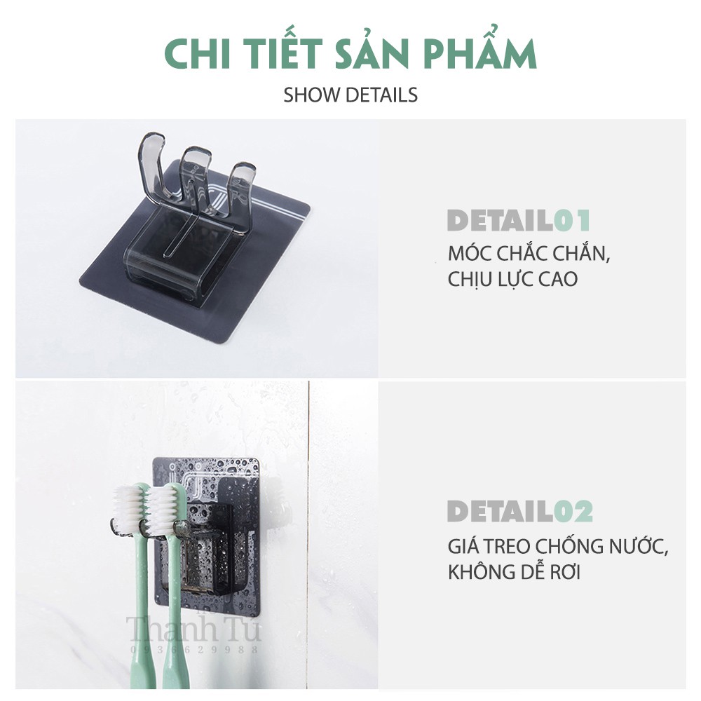 Giá để bàn chải đánh răng và úp cốc tiện lợi