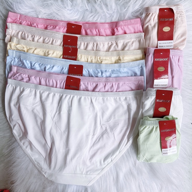 Bộ 10 quần lót cotton big size 65 đến 90kg