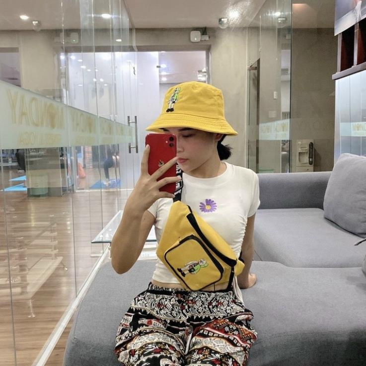 Nón Bucket Thêu Hình Kaws, Nón Vành Tai Bèo 1 Mặt Thời Trang Dễ Phối Đồ - LINH HOUSE B13 👒