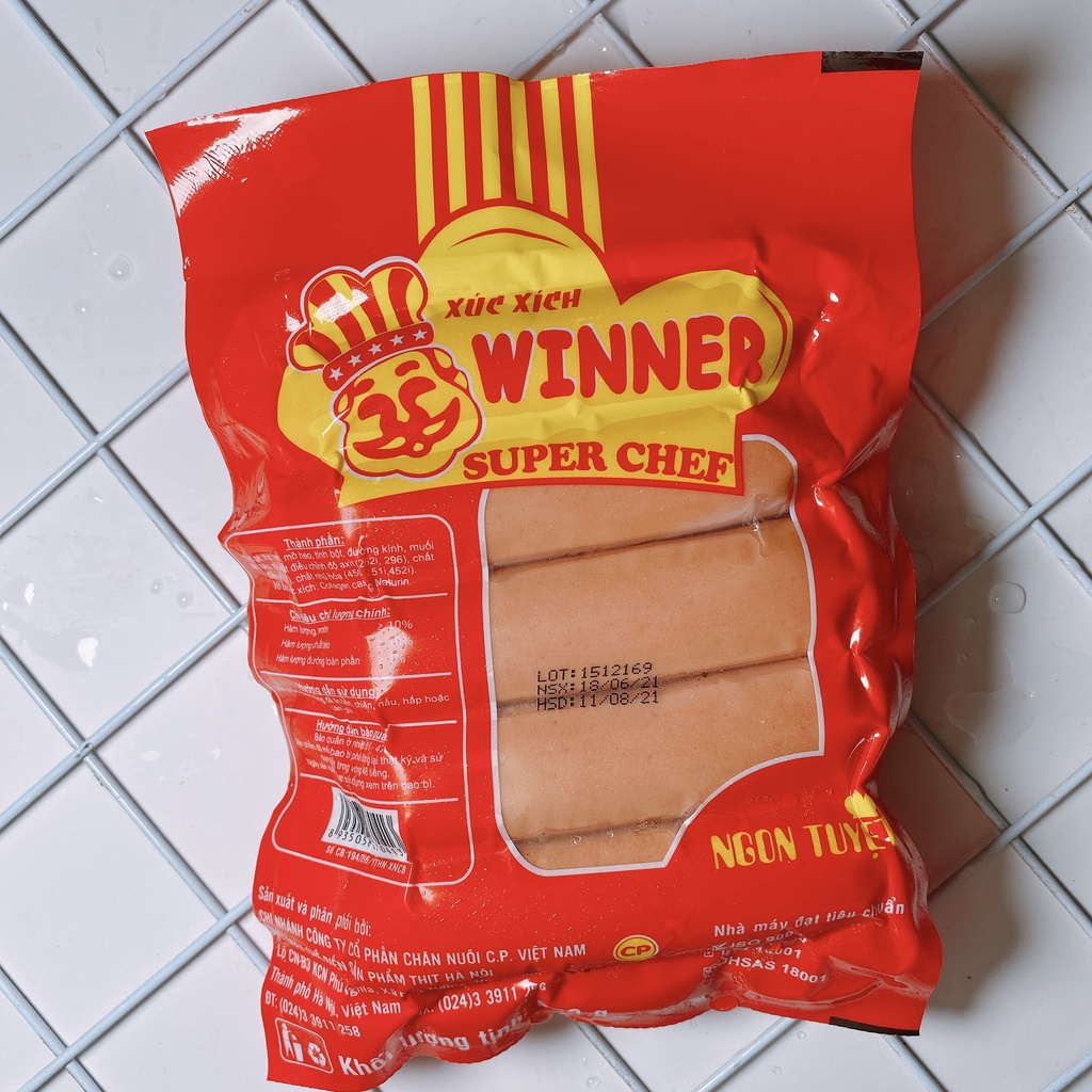 Xúc xích Winner Công ty CP chiên rán rẻ vô địch