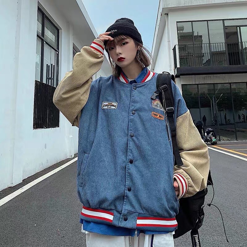Áo Bomber Mỏng 1 Lớp Unisex Form Rộng