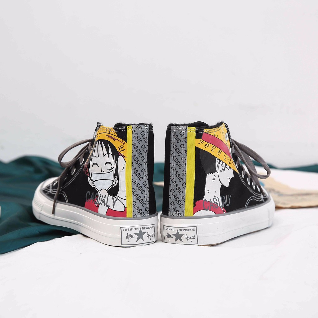 One Piece Plus Velvet Canvas Giữ Ấm Giải Trí giày nam | BigBuy360 - bigbuy360.vn