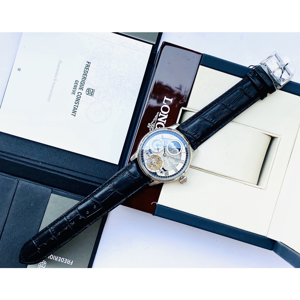 ĐỒNG HỒ NAM THOMAS EARNSHAW SUN AND MOON AUTOMATIC ES-8063-01 SIZE 43MM/ TỰ ĐỘNG LỘ CƠ/ CHUẨN XÁC/ 2 MÚI GIỜ/ CHỊU NƯỚC