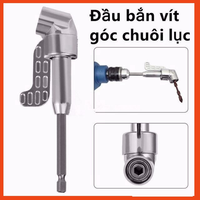 [GIÁ TỐT] Đầu chuyển hướng bắn tô vít - Đầu chuyển hướng máy khoan vặn vít góc chuôi lục(tmh4805)