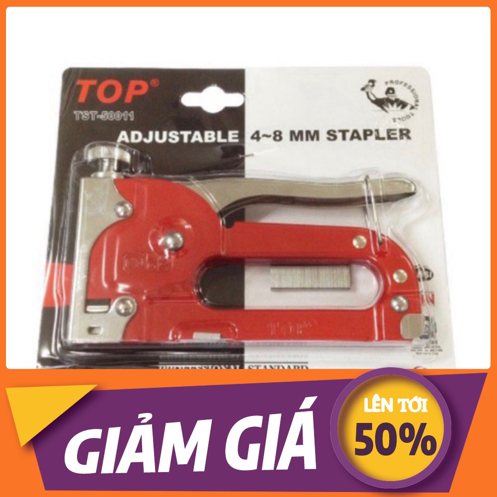 [SALE] [GIÁ TỐT] Kìm bấm đinh ghim có điều chỉnh tăng lực (Đỏ) TOP - TST-50011