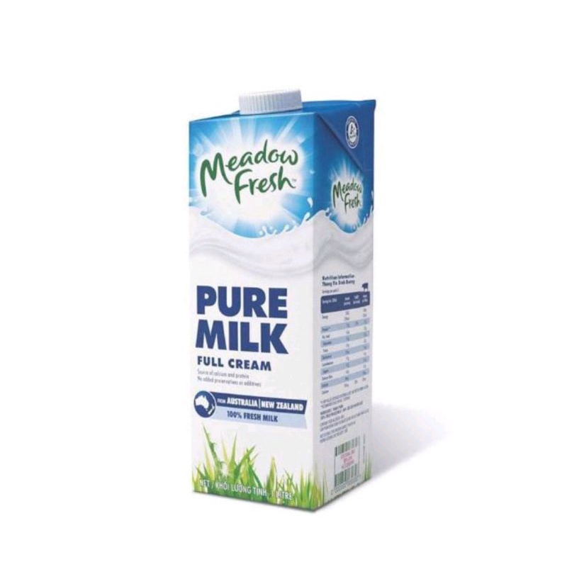 SỮA TƯƠI MEADOW FRESH 1L NGUYÊN KEM DATE 01/2022