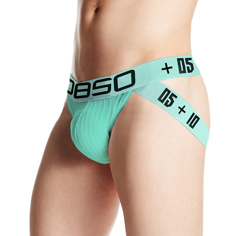 [ORLVS]Sexy Men underwear Low waist Sexy man Thong M-XXL 6 colors Cotton Breathable fashion underwear BS3515