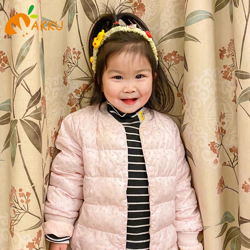 Băng Đô Cài Tóc Vải Dập Nổi Họa Tiết Hoạt Hình AKKU