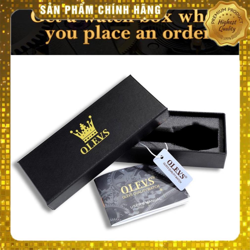 Đồng hồ OLEVS 2858 nam đa chức năng thời trang dây đeo bằng thép không gỉ