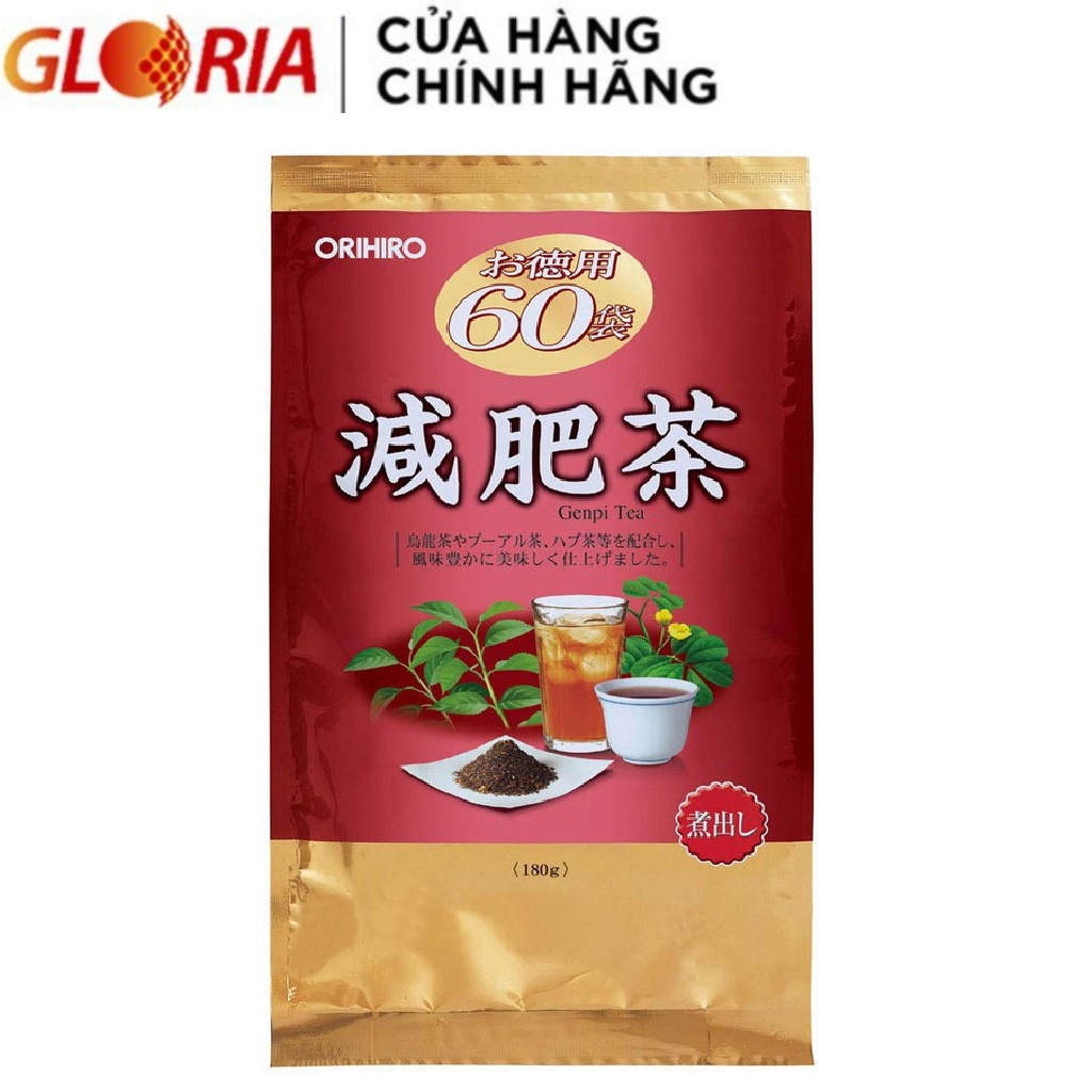 Mã COSGLORIAT6 -8% đơn 250K Trà Genpi Orihiro Hỗ Trợ Giảm Mỡ Thừa 60 Gói