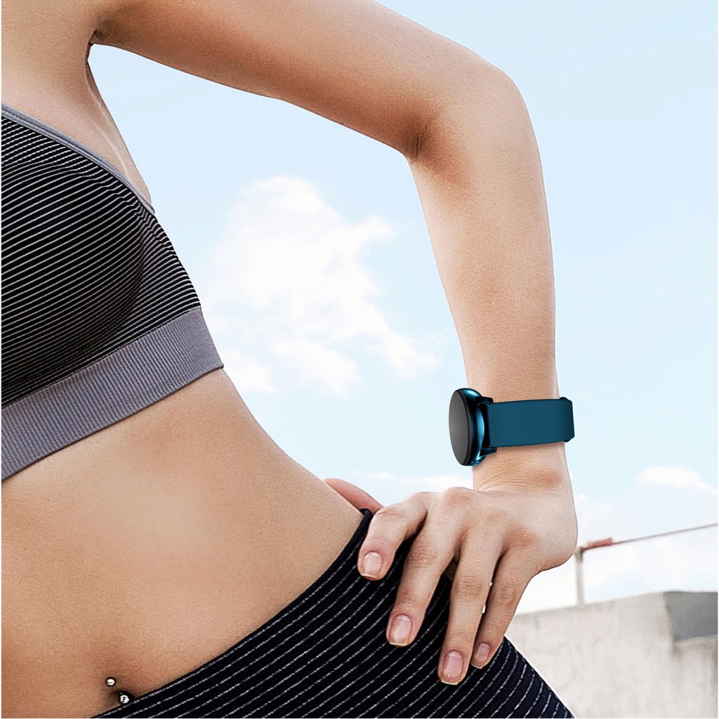 Dây đeo đồng hồ chất liệu silicon dành cho Samsung Galaxy Watch Active 2 44mm/40mm Active 1 40mm