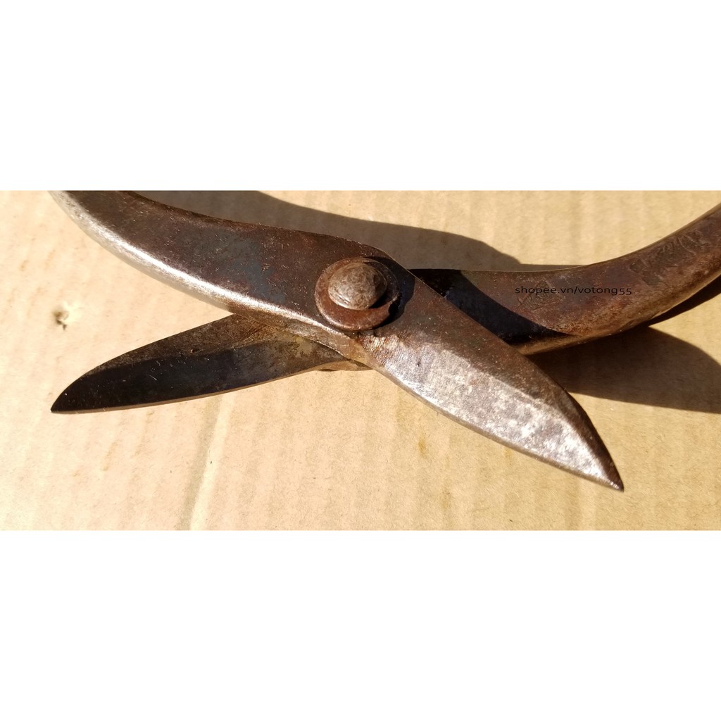 Kéo cắt tôn mũi cong dài 27cm hàng bãi Nhật