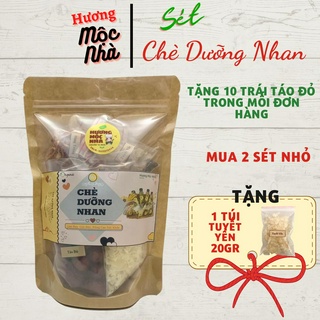Chè Dưỡng Nhan Tuyết Yến Nhựa Đào 13 Vị Sét Nhỏ 320gr 12 - 14 chai 330ml Nguyên Liệu Nấu 100% Từ Tự Nhiên
